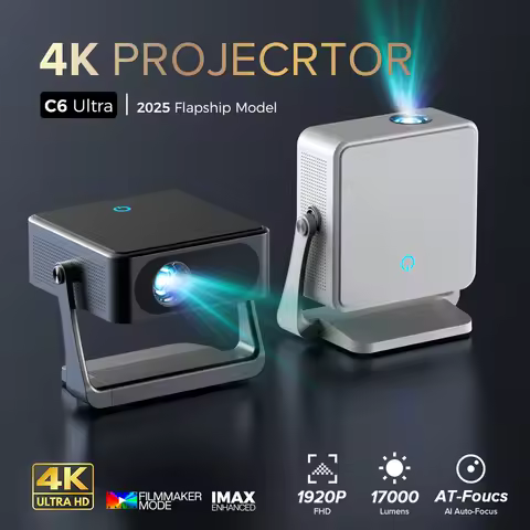 Fintex C9 NEW 17000Lumen Projector 4k Full HD 1080P HDR10 Proyector 700 ANSI Android TV9.0 Auto Focu