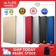 [Ready Stock] Seagate Backup Plus Portable External Hard Drive USB 3.0 (2TB)