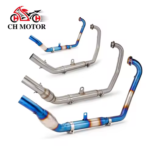 51mm Motorcycle Exhaust Systems Escape Front Middle Link Pipe Connection For CF Moto NK250 NK300 300