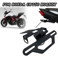 Motorcycle Rear Tail Tidy Fender Eliminator Kit License Plate Bracket Holder LED Light Fit For HONDA
