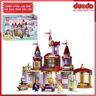 TANK 11646 Assembling Disney Castle Belle and the Beast - Ninja Model Puzzle Toy 43196 BLA LRI