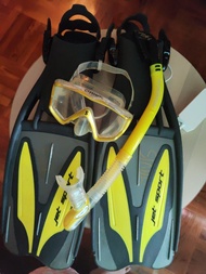 Scubapro 潛水面鏡 呼吸管 腳蹼套裝