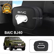 BAIC BJ40 2025 2026 Premium Leather Car Tissue Holder