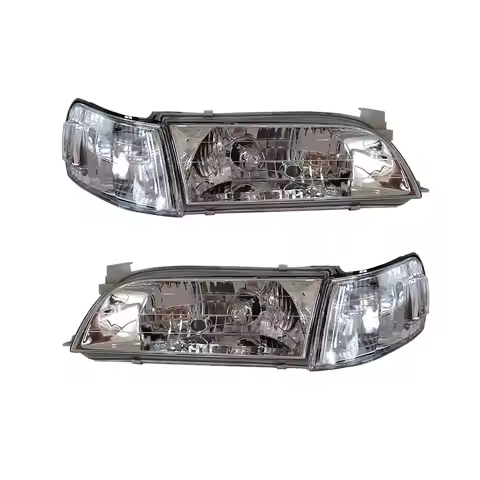 A Set Car Headlight Head Lamp Fron Turn Signal Lamp For Toyota Corolla AE100 AE104 1993 to 1997