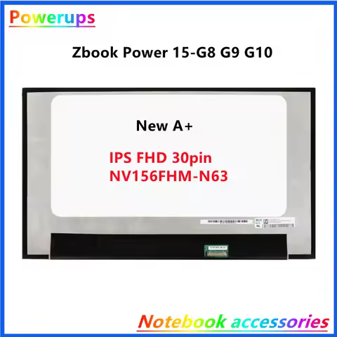 New A+ Laptop LCD/LED Screen/Display For HP ZBook 15 Power G7 G8 G9 TPN-Q36C FHD 1920*1080p/QHD 2.5K