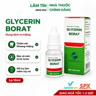 GLYCERIN BORAT 10ML PROTECTS MOUTH INJECTION LIPS WHEN ITCHING - Oral solution