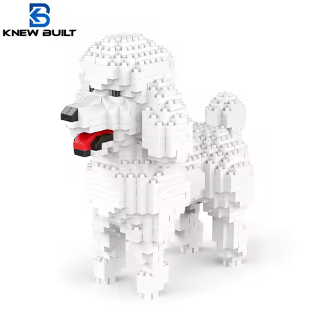Knew Built Poodle Dog Micro Mini Building Blocks Toys: Adorable Doberman Pinscher, Ideal Pet Lover G