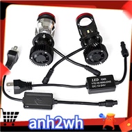 1Pair H4 Canbus Projector Lens Car Headlight Mini Lens LED Projector Bulb 6000K for Auto Motorcycle