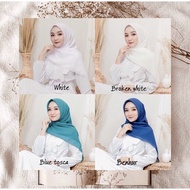 (PART 2) Bella Square Quad Hijab Bella Square Pollycotton Hijab
