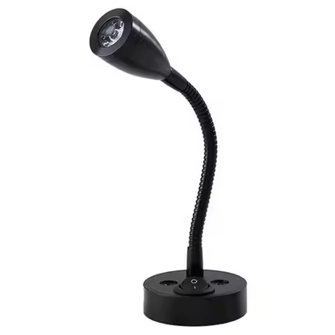 Motorhome Wall Mounted Trailer Spotlight Reading Lamp Lighting LED Hose Wall Light