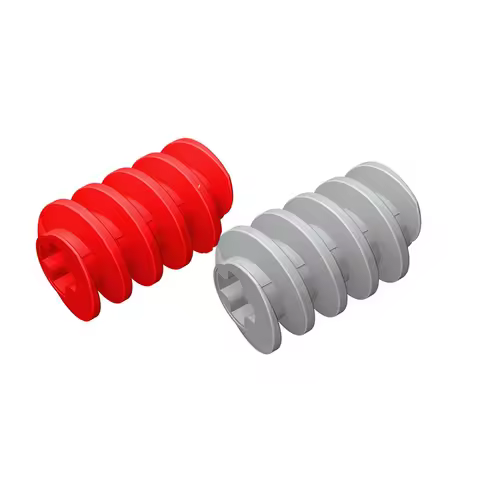 50pcs 4716 32905 Gear Worm Screw Long Bricks Collections Bulk Modular GBC Toys For Technical MOC Set