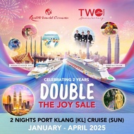 [Resorts World Cruises] [2nd Anniversary Double Joy Sale - 2nd person 50% off + 3rd / 4th at $200] 2 Nights Port Klang (KL) (Sun) on Genting Dream (Jan - Apr 2025 Sailing)