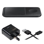 Samsung 三星 P4300 無線充電 無線充電器 閃充雙板 充電板 EP-P4300TBTGTW (包括旅行充電器)  Galaxy Watch 三星手錶 充電器 / Galaxy BUDS 無