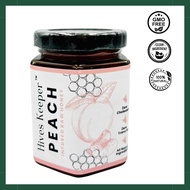 [NATURE'S FINEST] Hives Keeper Premium Peach Infused Raw Honey 100% Natural Ingredient (250g)
