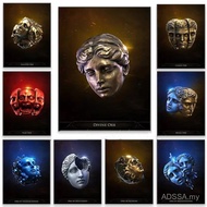 Path of Exile Currency Orbs Divine Vaal Exalted Regal Augmentation Orb Gaming Poster Canvas Painting
