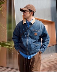 Carhartt Wip OG Detroit Jacket J97 美式水洗牛仔底特律牛仔復古夾克工裝外套