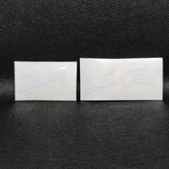 Gibson Les Paul headstock logo decal/sticker white