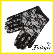 SARUNG TANGAN PENGANTIN Party Gloves Bridal Gloves Lace Gloves Black Lace Gloves short black gloves