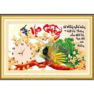 5D diamond painting, diamond clock painting