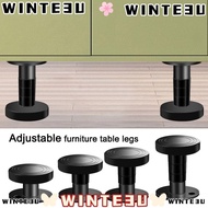 WINTE3U Furniture Legs, Metal Replacement Cabinet Legs, Durable Anti Scratch Wear-resistant Adjustab