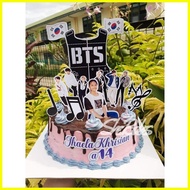 ¤ ◧ ☏ BTS theme cake topper