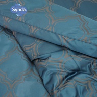 Synda ชุดผ้าปูที่นอน รุ่น SHINING 6 สี Cotton Jacquard 520 เส้นด้าย (ขนาด 3.5ฟุต / 5ฟุต / 6ฟุต) (ไม่รวมรายการปลอกผ้านวม ปลอกหมอนข้าง)