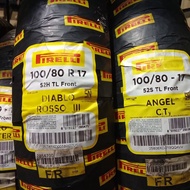 Pirelli 100/80 R17 Tubeless Front Tire DIABLO ROSSO III & ANGEL CT/ Motorcycle Sport Touring Tire/