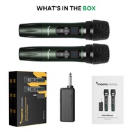 ไมค์ MAONO WM760 Wireless Handheld Cordless Dynamic Mic System with Rechargeable Receiver,with built
