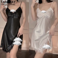 Women Sexy Sleepwear Silk Dress Lace Nightdress Night Dress Sexy Pajama Set