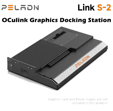 PELADN Link S-2 OCulink Graphics Docking Station ATX 24pin Max Support RTX4090/RX7900XTX EGPU Gaming
