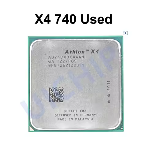 100% Original Athlon X4 740 3.2G 65W Quad-Core CPU Processor AD740XOKA44HJ Socket FM2 X4-740