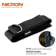 Nicron Pouch Flashlight Bag Use For B74e/H10R/B74/B74camo/B74uv/F51  NRB-Bag FB-01