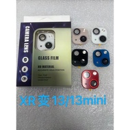 Applicable XR Seconds Change13 mini Mobile Phone Lens Protection Ring Metal Lens Film iPhone14Instal