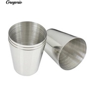 Outdoor Camping Hiking Polished Stainless Steel Whiskey Liquor Cup for Hip Flask