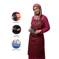 MERAH Maroon red apron, kitchen apron, barista kitchen apron, barbershop apron, cooking apron,/ apro
