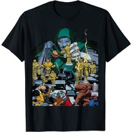 Marvel Doctor Doom Dwarf 3 Comic Cover T-Shirt – Vintage 90s Retro Men's Women's Unisex Cotton Combe