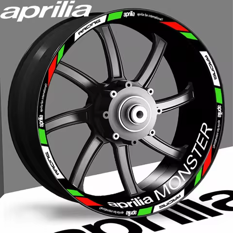 For Aprilia Wheels Rim Stickers Motorcycle Accessories Factory Tuono Shiver GPR RS RS660 RSV4 RS4 V4