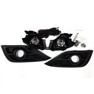 ไฟตัดหมอก ไฟสปอร์ตไลท์ รุ่น ฮอนด้า HONDA CRV CR-V G4 ปี 2012 - 2014 พร้อมครอบ สีดำด้าน และชุดสายไฟ 1