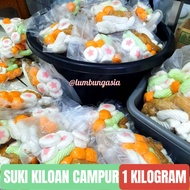 suki kiloan campur 1 kilogram - seafood frozen food steamboat hotpot seblak bakso sosis