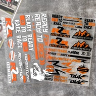 For KTM Duke DUKE 250/390/690 ADV Motorcycle Body Reflective Helmet Decorative Stickers Motor Decal