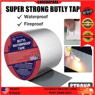 Pelekat Paip & Bumbung Bocor Kuat Super Waterproof Tape Butyl Rubber Aluminium Foil Tape for Roof Pi