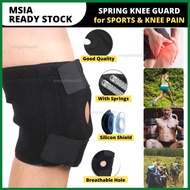 Knee Guard Protector Pad Braces Support Leg Pain Relief Patch Spring Pelindung Lutut Massage Gym Sport Weight Kaki Sakit
