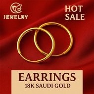 18k gold earring Pawnable Saudi Gold Earring for Women Earrings Hypoallergenic Jewelry