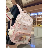 Kawaii Ita Bag Backpack Transparent Badge Display Anime Ita Backpack Lightweight Student School Bag 