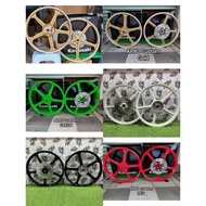 (KAWASAKI )AR80 NEW PNP EX5 DREAM GOLD RED GREEN SPORT RIM CUSTEM HUP SPOCKET