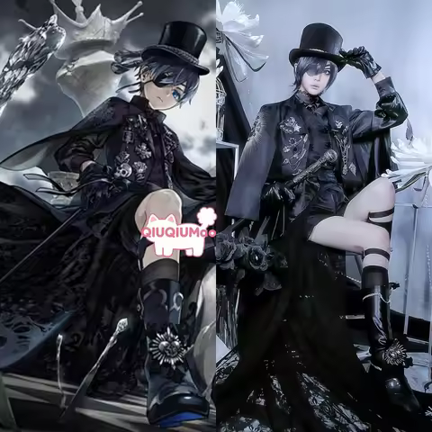 Black Butler Cosplay Costume Anime Ciel Phantomhive Role Playing Ciel Phantomhive 15th Anniversary D