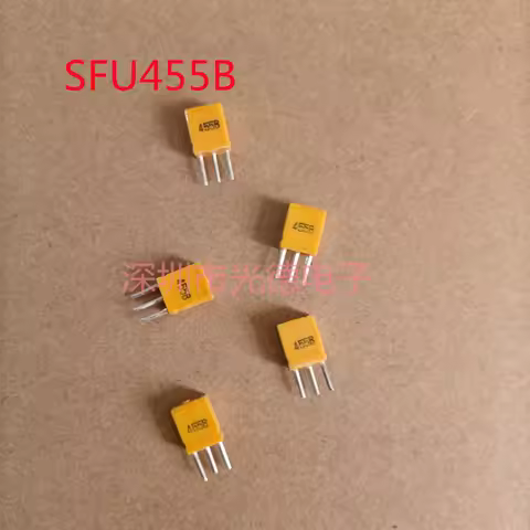 100PCS/ SFU455B ceramic crystal 455KHZ three-legged radio special filter remote control 455B