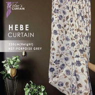 kkbfcurtain H37 Hebe Hook/Eyelet Flower Curtain (220cm Height)