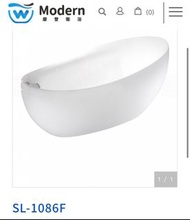 全新未使用新品珐瑯瓷系列摩登衛浴 SL-1086F 獨立浴缸 古典浴缸 復古浴缸 壓克力浴缸
