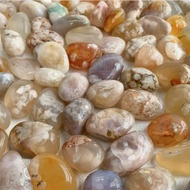 Natural Cherry Blossom Agate Tumbled Crystals• Sakura Agate• Flower Agate